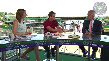 John McEnroe visits the Live @ Wimbledon studio