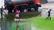 The Wettest Football Match In History Kazakhstan League Match Played In Ankle Deep Water