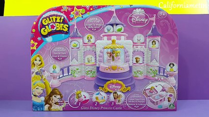 Скачать видео: Glitzi Globes Spin n Sparkle Castle Playset Disney Princess Belle Ariel Sleeping Beauty & Friends