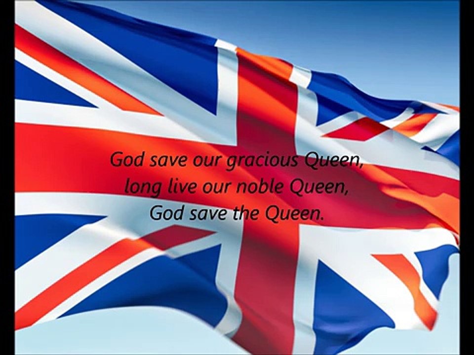 British National Anthem - 'God Save The Queen' (EN)