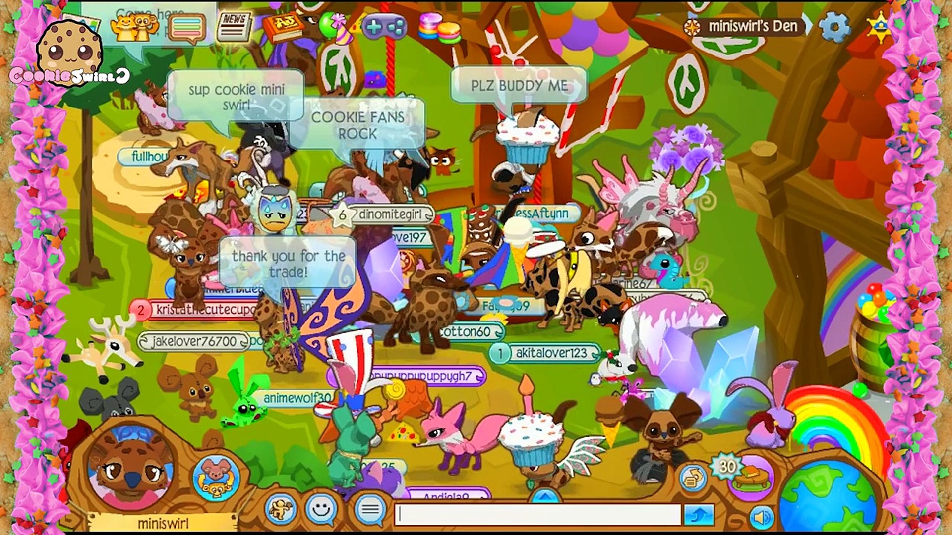 Cookieswirlc Animal Jam Online Game Play with Cookie Fans !!!! Mail Gifts  Video - Dailymotion Video