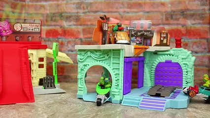Ninja Turtles T-Machines Car Toys and Disney Cars Lightning Mater Kick Fish Face Out of the Sewer