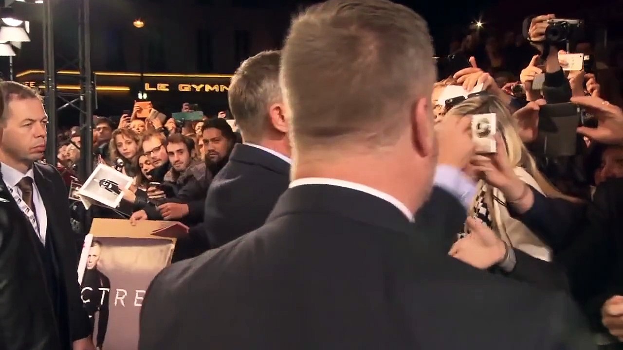 SPECTRE Paris Premiere Red Carpet - Daniel Craig, Lea Seydoux, Monica Bellucci, Christoph