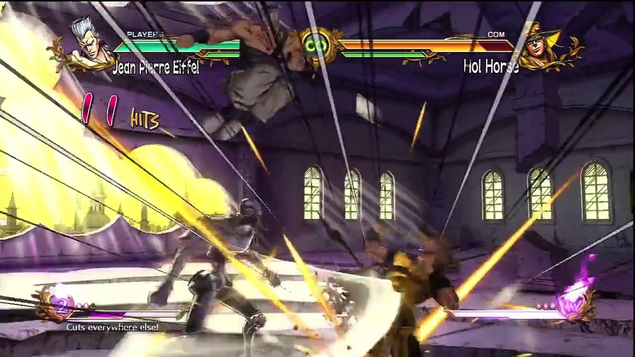 JoJos Bizarre Adventure: All-Star Battle - Jean Pierre Eiffel Combo Video