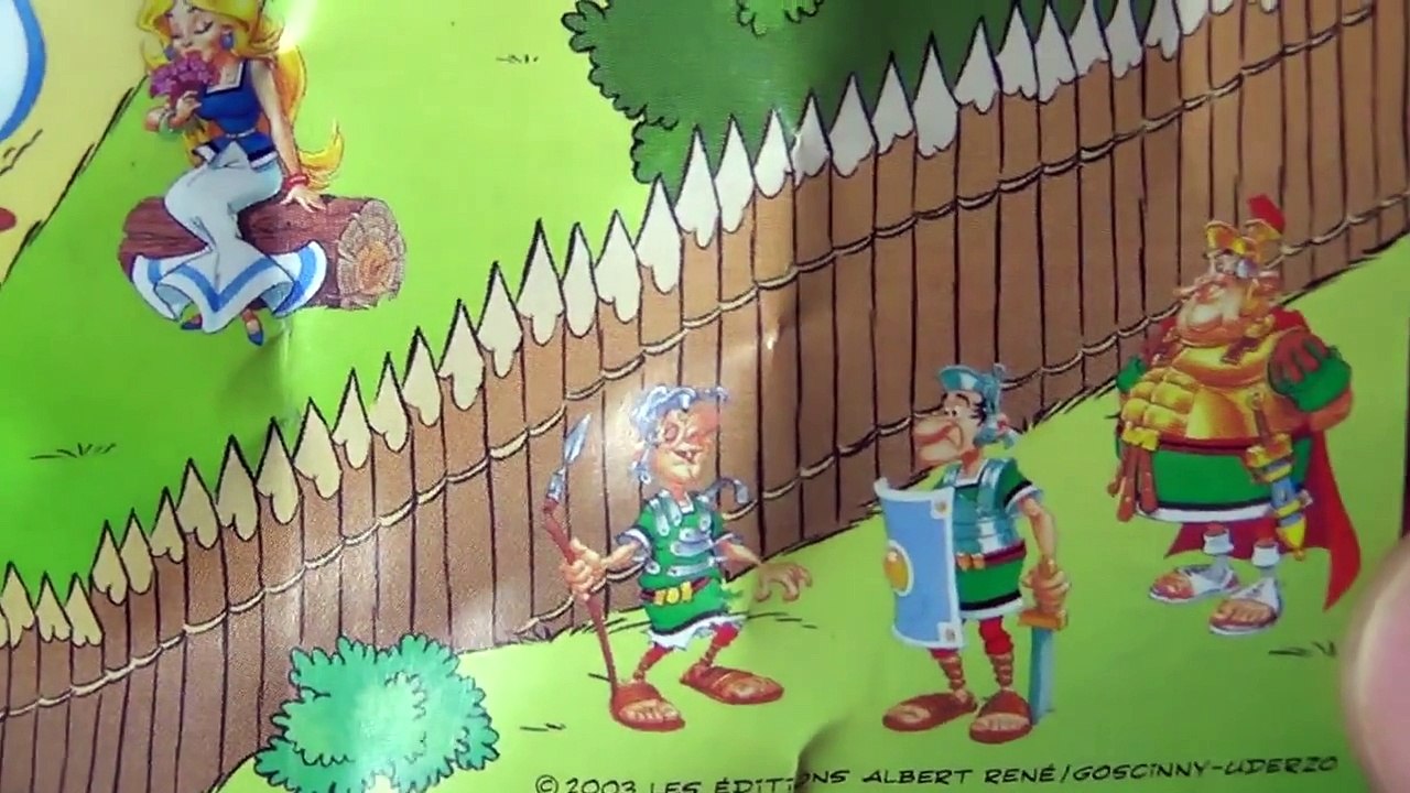Kinder Surprise Asterix Metal Lunchbox