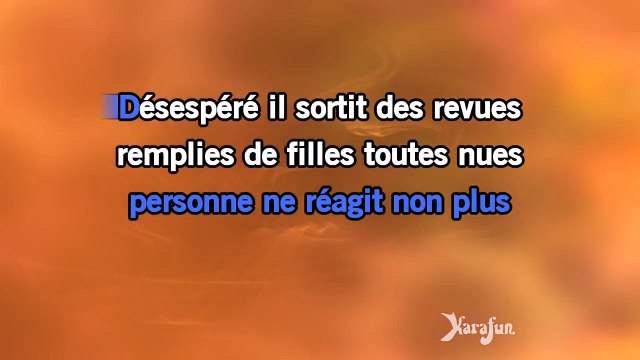 Karaoké Monsieur Cannibale - Sacha Distel *