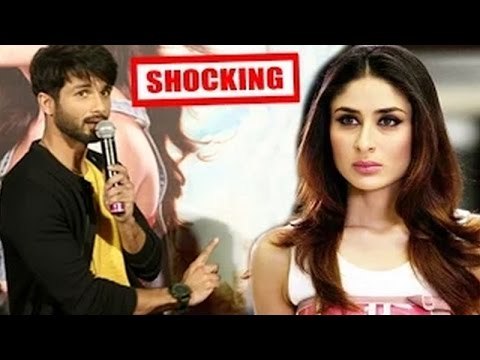 Shahid Kapoor's SHOCKING Reaction When Asked About Kareena Kapoor At Shandaar Trailer Launch