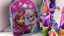 Auroras Castle and Frozen Backpack Surprise! Sleeping Beauty HobbyKidsTV