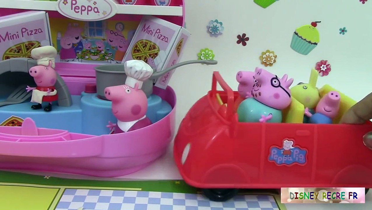 Peppa Pig Mini Pizzeria Jouet Playset Play doh ♥ Pizza shop carry case
