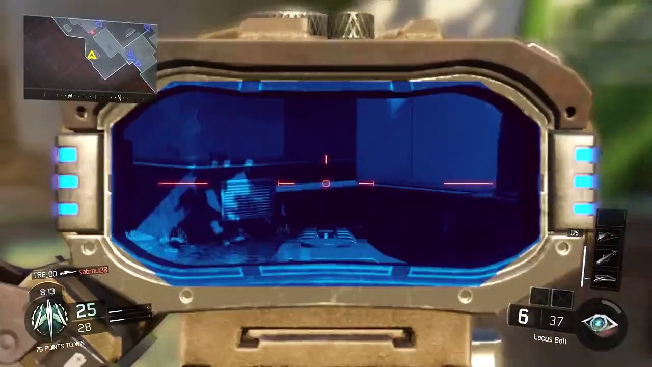 Black Ops 3 | 22-7 Sniper Quick Scoping Gameplay With The Locus [PS4 Gameplay]