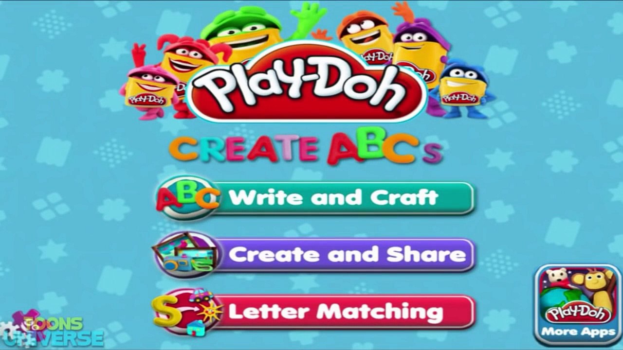 Play Doh Create ABCs Alphabet Write Letters A to F Words Learning Fun Educational Apps for Kids #1