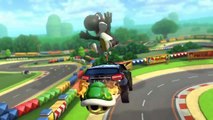 Black Yoshi Black Mercedes-Benz in Mario Kart 8 (2.0) Mario Circuit