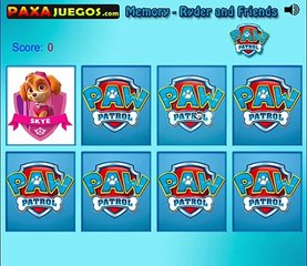 patrulla canina juego de memoria paw patrol لعبة الذاكرة 記憶遊戲 Jeu de mémoire memory game 記