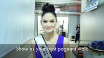 Pia Wurtzbach and Ariadna Gutierrez answer fast talk questions before their Steve Harvey interview