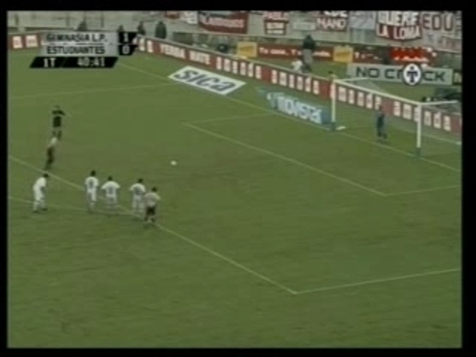 Primer Gol de Estudiantes de La Plata fecha 11 Clausura 2007