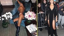 Irina Shayk Flaunts CLEAVAGE At Versace Party For London Fashion Week