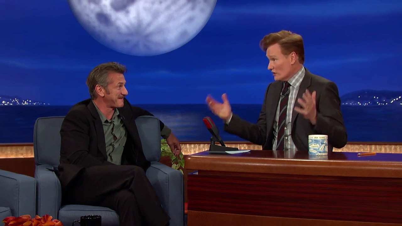 Sean Penn On His Oscars Green Card Joke  CONAN on TBS