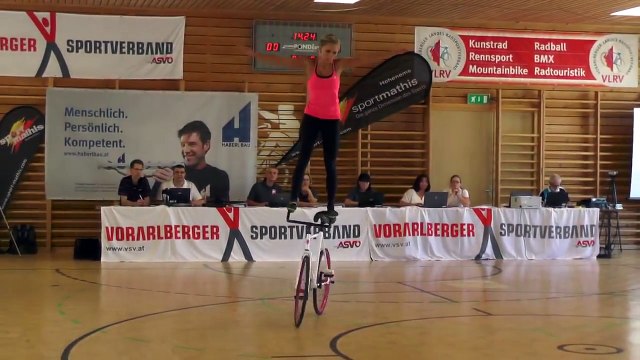 She Starts Off Riding Her Bike Like Anyone Else, And Then WOW! I’ve Never Seen Anything Like This