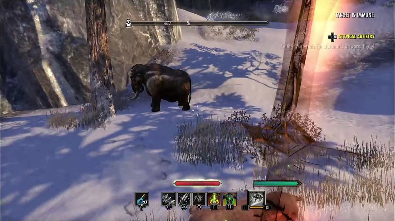 The Elder Scrolls Online: Farting mammoth death