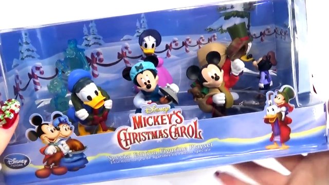 Disney Christmas Carol Toys with Mickey Mouse Minnie Mouse Donald Duck Goofy and more