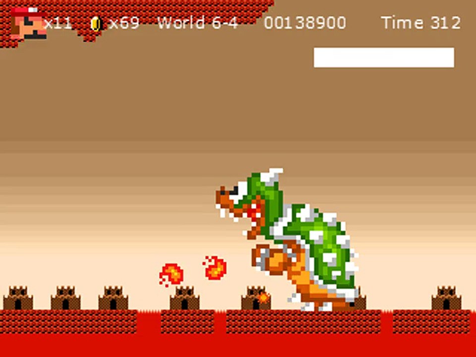 Super Mario Bros DDX Last Boss and Ending