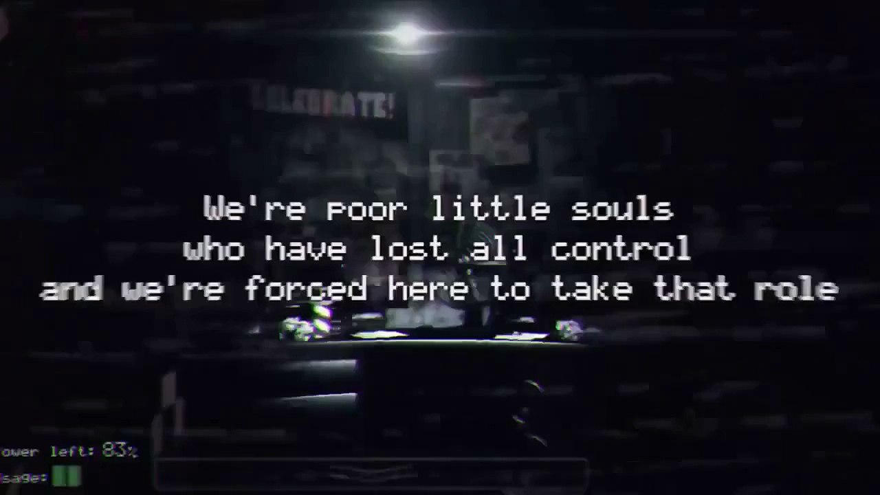 The Living Tombstone-Five Night's At Freddys (Lyric Video)