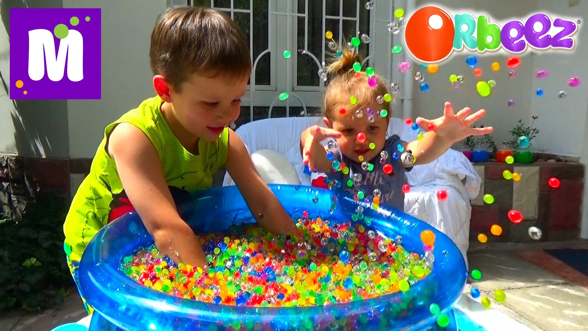 ⁣ORBEEZ шарики целый бассейн с сюрпризами игрушками Орбиз Challenge super sour Warheads