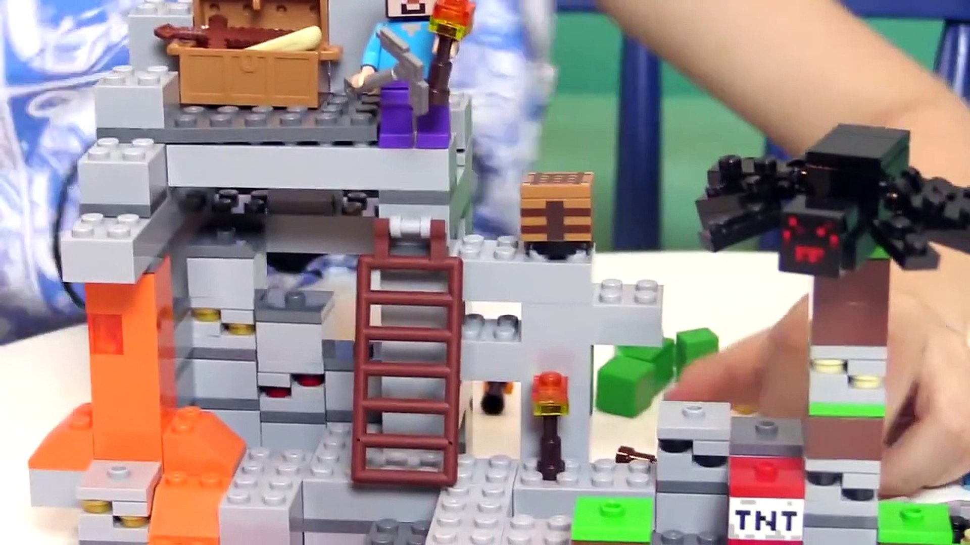 LEGO MINECRAFT - Set 21113 THE CAVE - Unboxing, Review, Time-Lapse Build -  video Dailymotion