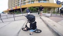 2 year old strider bike rider, future motocross star