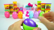 Opening Hello Kitty Surprise Eggs Hello Kitty Fun Toys by Disney Collector DTC