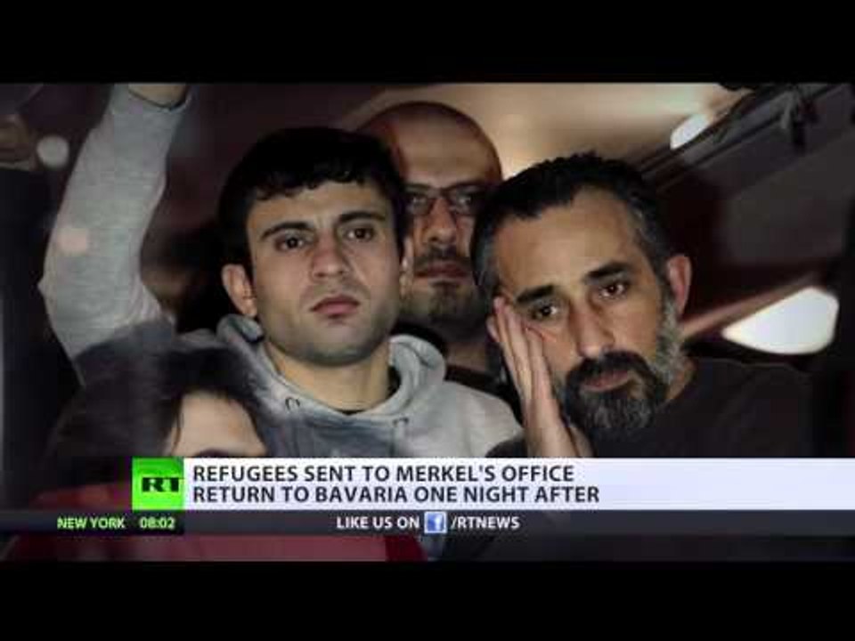 Day Trip: Refugees sent to Merkel office return to Bavaria