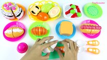 LAPPRENTISSAGE des NOMS dALIMENTS Avec Repas Complet Velcro Coupe Jouet Jeu de Fruits Toast Gâteau dOeuf