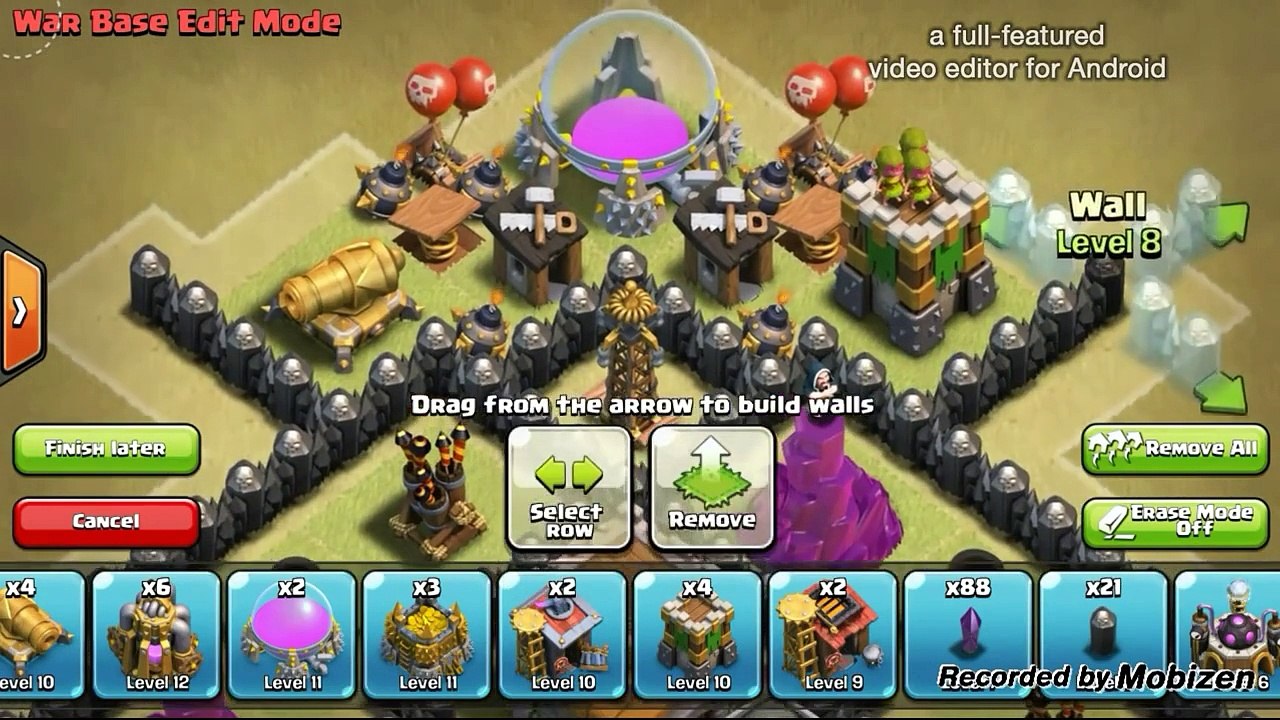 Best Th8 War Base!! Anti-Everything! Anti Gowipe!-Clash Of Clans - Video Dailymotion