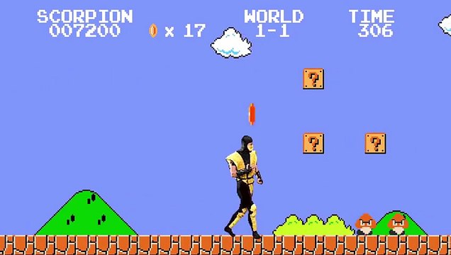 Super Mario Kombat (Super Mario Bros. / Mortal Kombat)