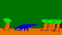 Acrocanthosaurus vs Parasaurolophus/Mesozoic Creatures intro number one