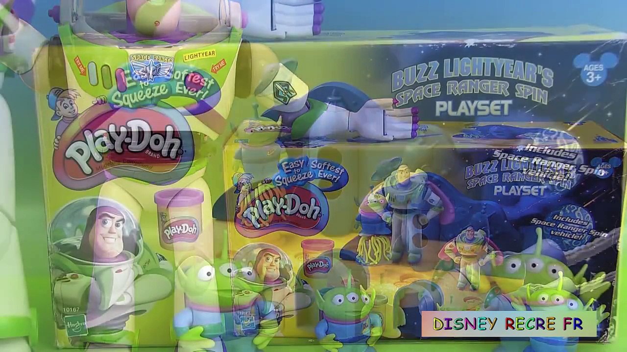 Pâte à modeler Buzz léclair Play Doh Buzz Lightyear Space Ranger Spin Playset Toy Story