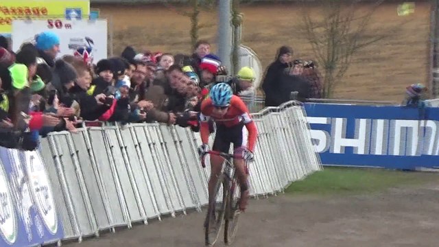 Coupe du Monde de cyclo-cross 2016 : L'arrivée des Juniors à Lignières