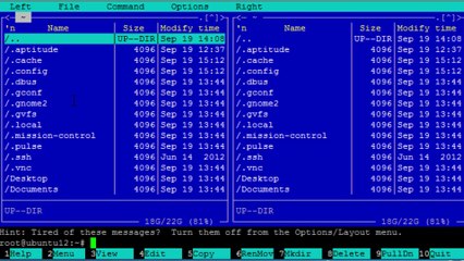 Install Midnight Commander to Ubuntu Server 12.04