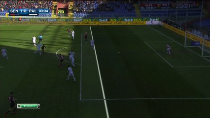 1-0 Suso Goal Italy  Serie A - 17.01.2016, Genoa 1-0 US Palermo