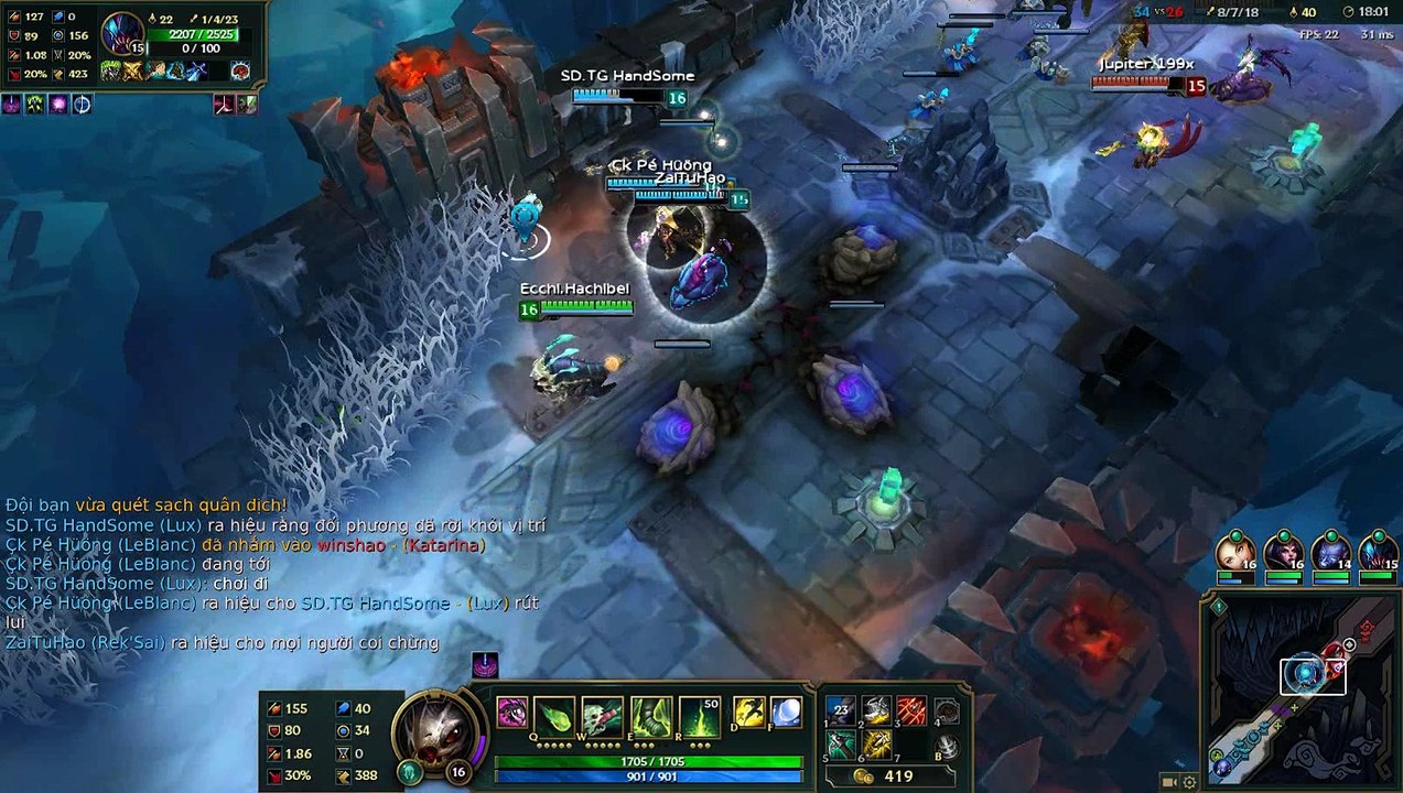Noob play LOL - Kog'maw ARAM (Part 5)