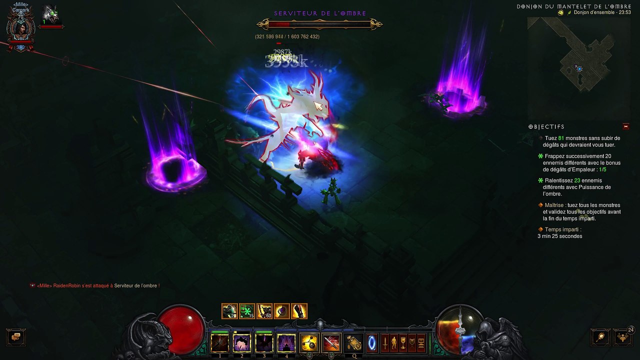 Diablo 3 Donjon d'ensemble Chasseur de Démons Mantelet de l'ombre 2.4