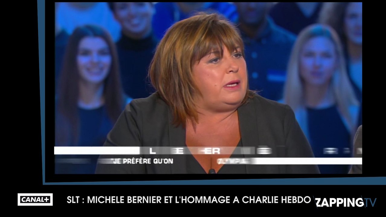 SLT – Charlie Hebdo : Michèle Bernier sur l’hommage aux victimes, "On se serait bourré la gueule avec mon père" (vidéo)