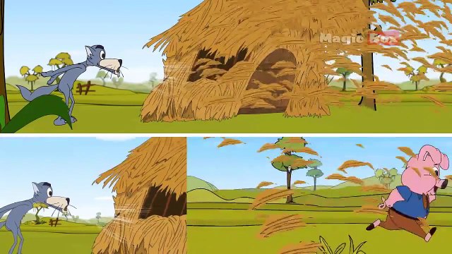 Three Little Pigs - Fairy Tales in Malayalam - Animated / Cartoon Stories For Kids