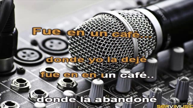 Los Apson - Fué En Un Cafe - karaoke letra