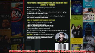 Download PDF  5 Minute Business  Growth Hacking Secrets Revealed FULL FREE