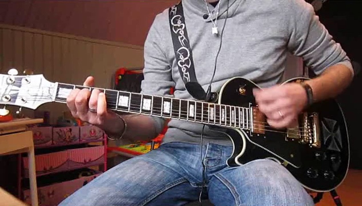 Le chanteur Daniel Balavoine guitar cover