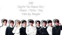 EXO Sing For You (为你而唱) Chinese Ver. (Color Coded Lyrics Chinese/PinYin/Eng)