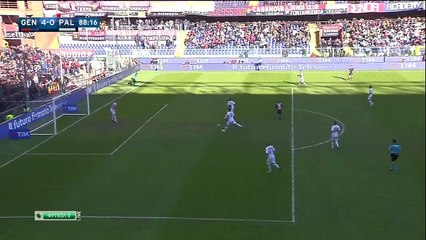 4-0 Leonardo Pavoletti Goal Italy  Serie A - 17.01.2016, Genoa 4-0 US Palermo