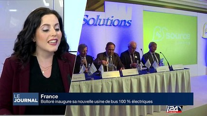 Bolloré inaugure sa nouvelle usine de bus 100% électrique