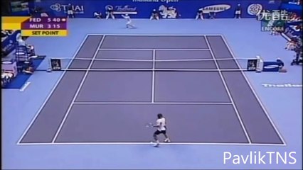 Roger Federer vs Andy Murray Highlights Thailand OPEN 2005